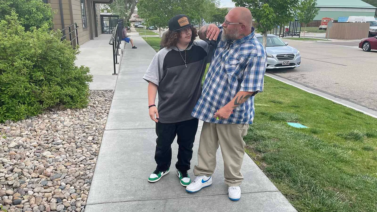 Rusty Rawson and his son Sterling, now 14, were living homeless lives surrounded by violence, drugs and gangs in Las Vegas when Rusty made the best decision he could have as a parent — he askeds his young son what to do. "Dad, everything will be OK if we go back to Casper,” was the answer.