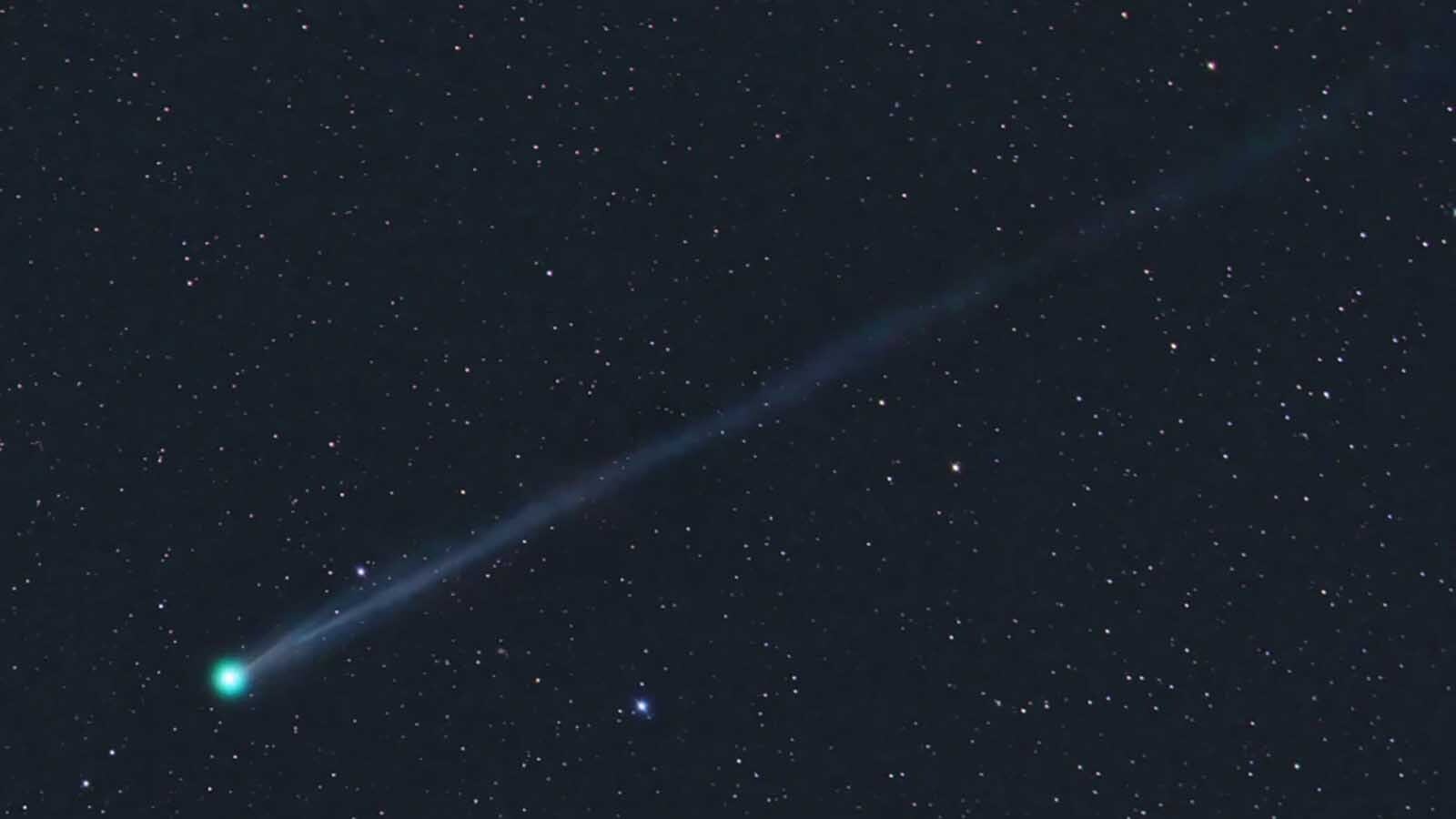 Comet SWAN isn't the biggest or brightest comet that can be seen from Earth, but it could be the last one until Halley's Comet comes back in July 2061. The newly-discovered comet will be visible over Wyoming through October.