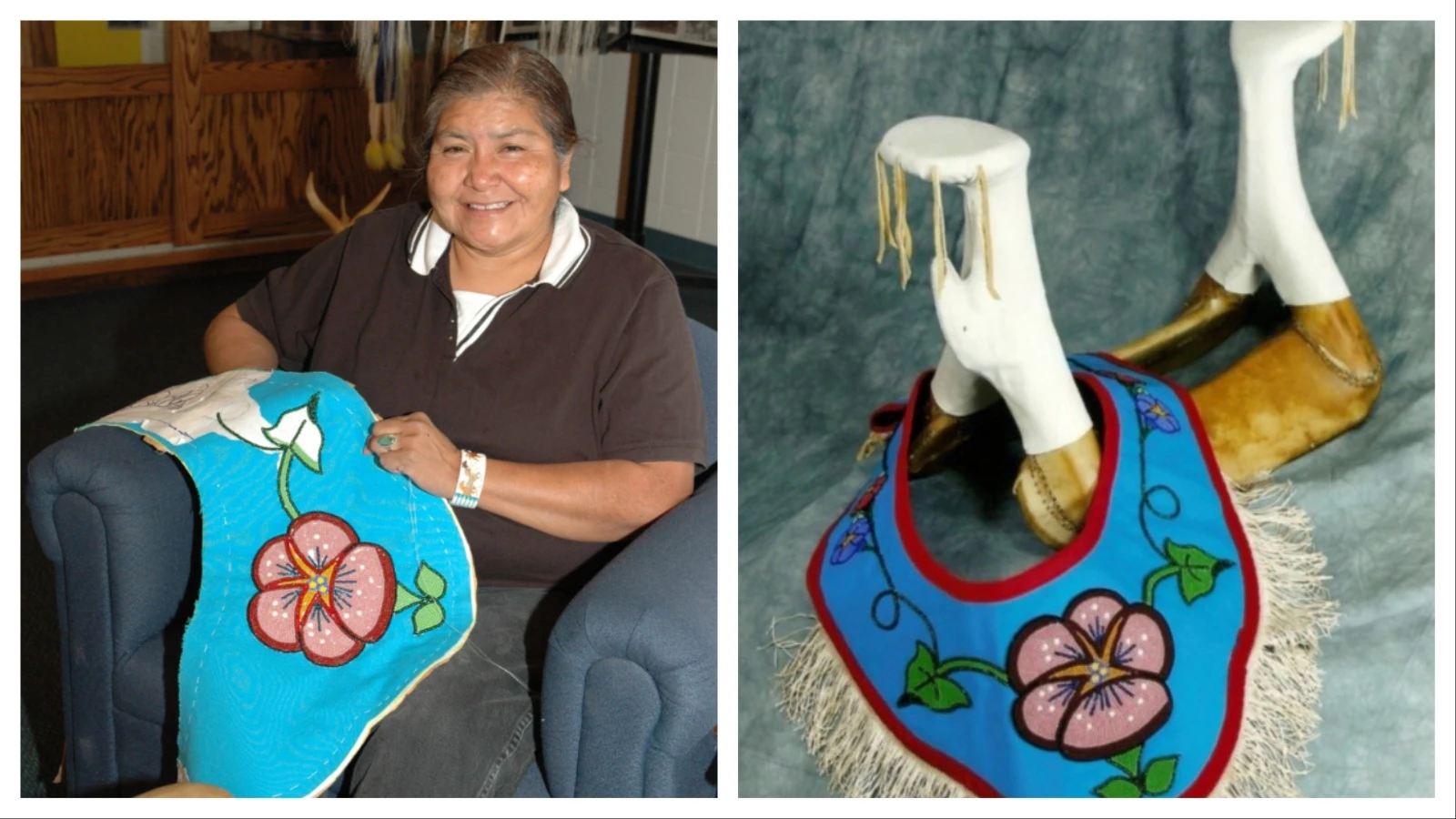 After seeing a Shoshone saddle in a museum, Reba Teran discovered the lost art of making the woman's cottonwood saddles her ancestors used to use. She has been honored for her work and is now passing this knowledge down to the next generation.