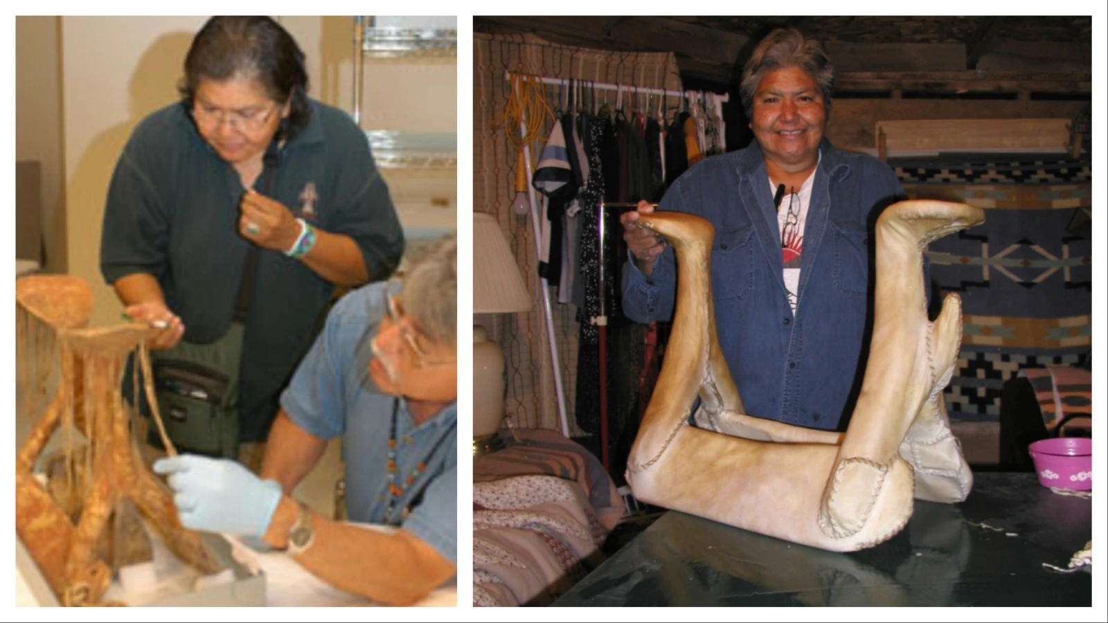After seeing a Shoshone saddle in a museum, Reba Teran discovered the lost art of making the woman's cottonwood saddles her ancestors used to use. She has been honored for her work and is now passing this knowledge down to the next generation.
