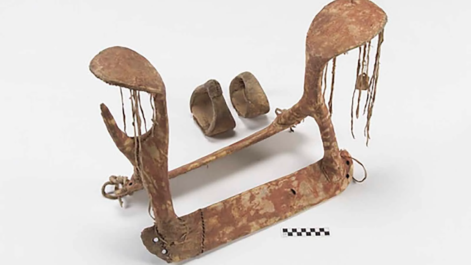The Smithsonian has a Shoshone woman's saddle in its collection that was from the Wind River Indian Reservation in 1870. Since museums had these in their collection, Reba Teran had actual saddles to study as she brought the tradition of the woman's saddle back to her tribe.