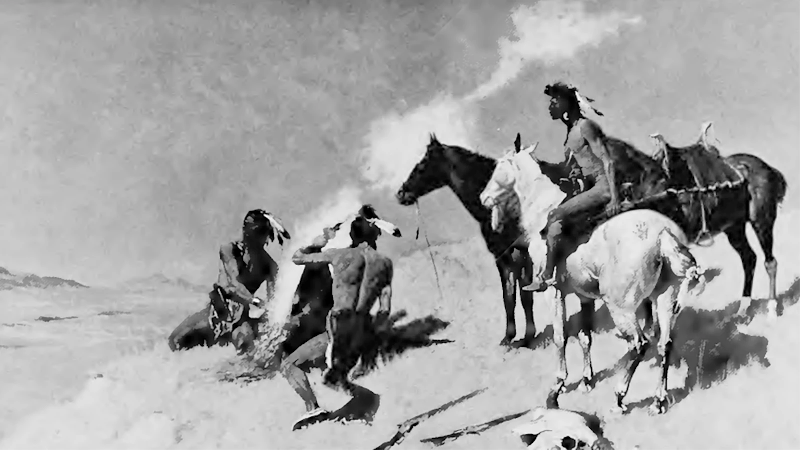 Over the years, famous Western painters have mistakenly used the high-backed woman's saddles in their art. Warriors would have been mortified to be depicted as riding these saddles that only women and old men rode.