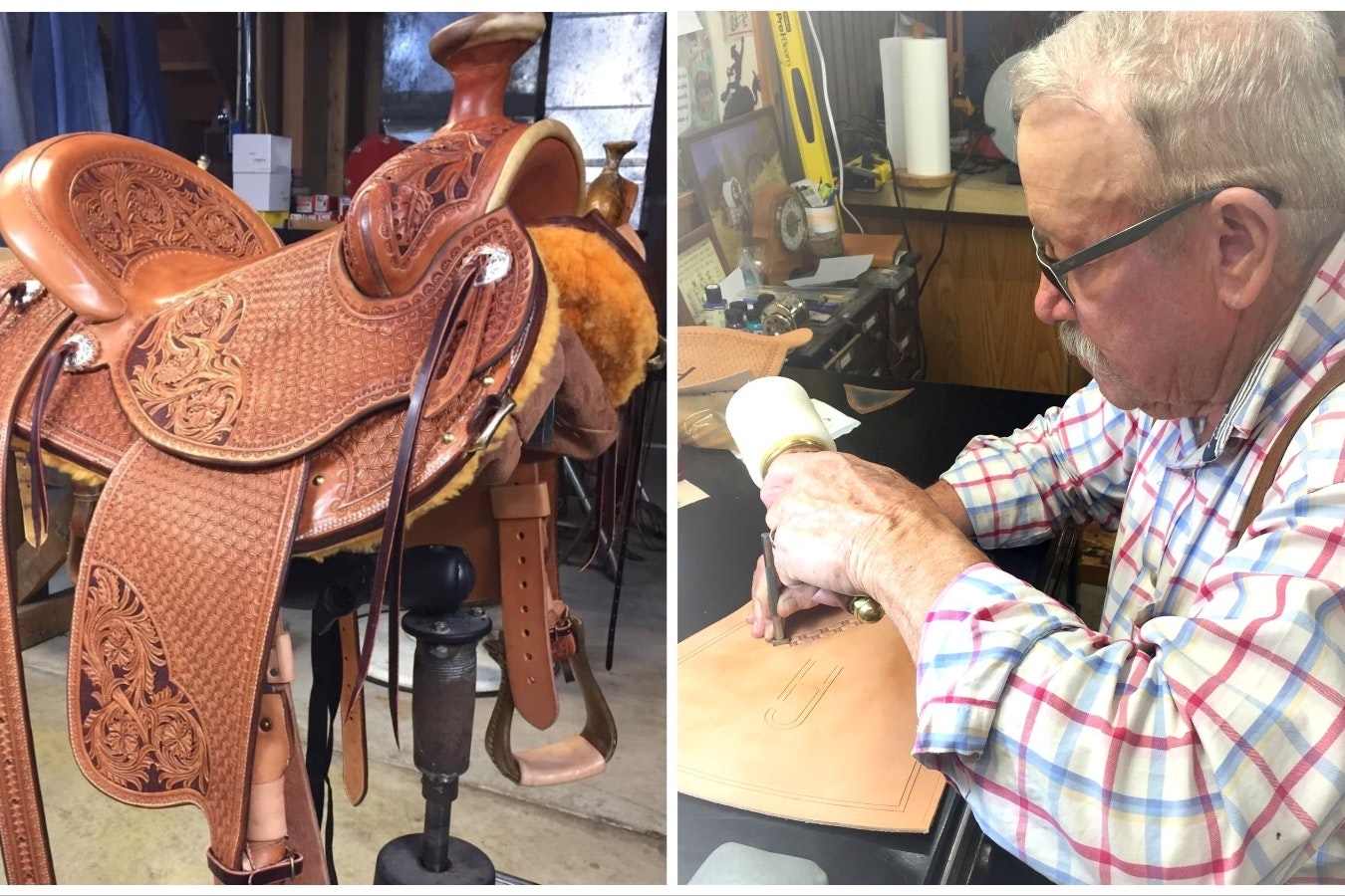 Rozet rancher and former Campbell County Commissioner Matt Avery is an expert leatherworker. His saddles are sought after for their unique style and Wyoming Western flair.