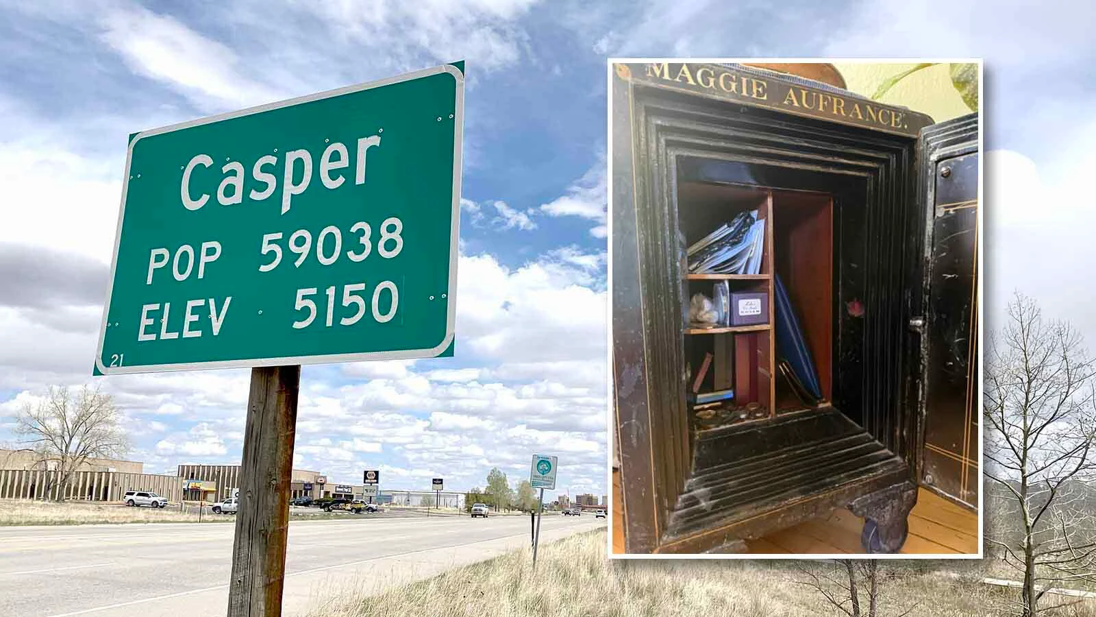 A Casper man now owns this vintage safe, once the possession of a Douglas madam. 