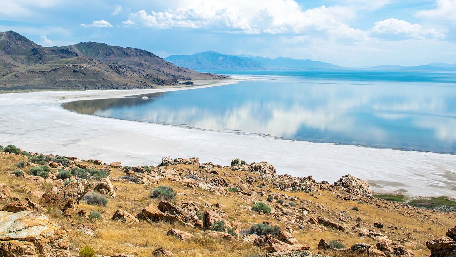 Scientists mapped a small section of a vast freshwater reservoir underneath Utah's Great Salt Lake. The water is trapped in a 2.5-mile-thick layer of porous rock and sediment that could be extracted as a new water source for an increasingly dry region.