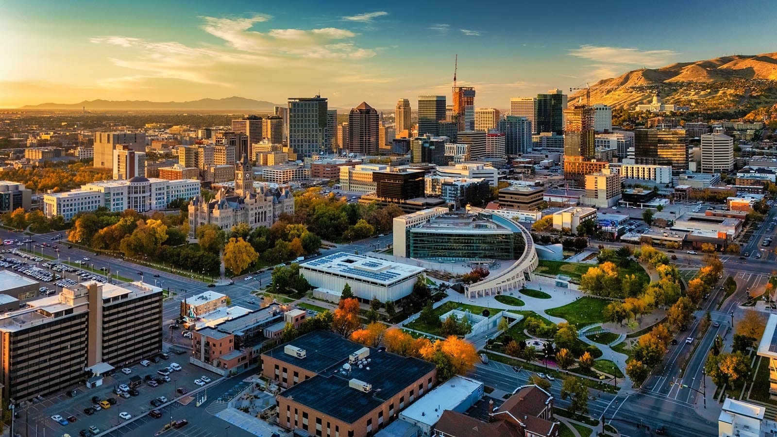 Salt Lake City, along with the rest of Utah, is booming, with the state's population expected to grow by 2 million by 2065. Wyoming is on a much slower pace of growth.