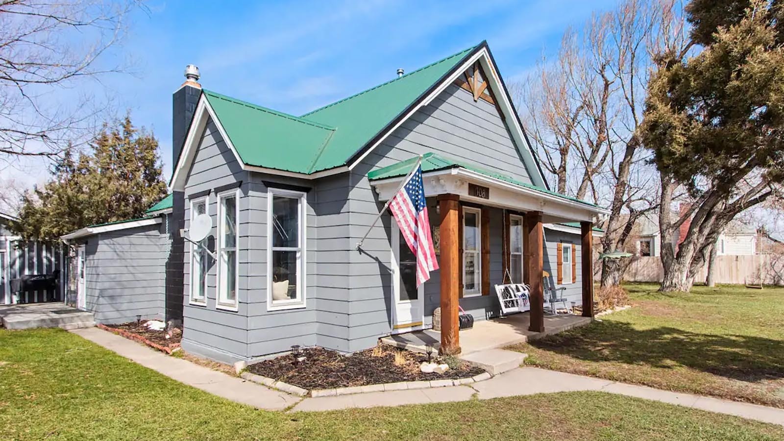 A home in Saratoga that's listed for short-term rental on the Airbnb website.