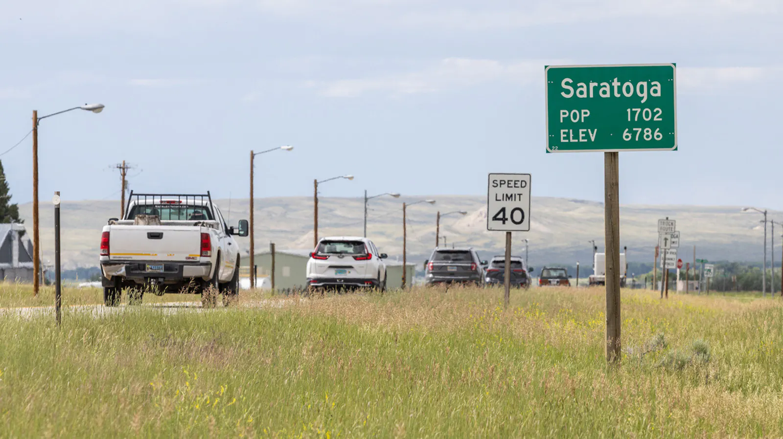 Saratoga town sign 2 6 29 23