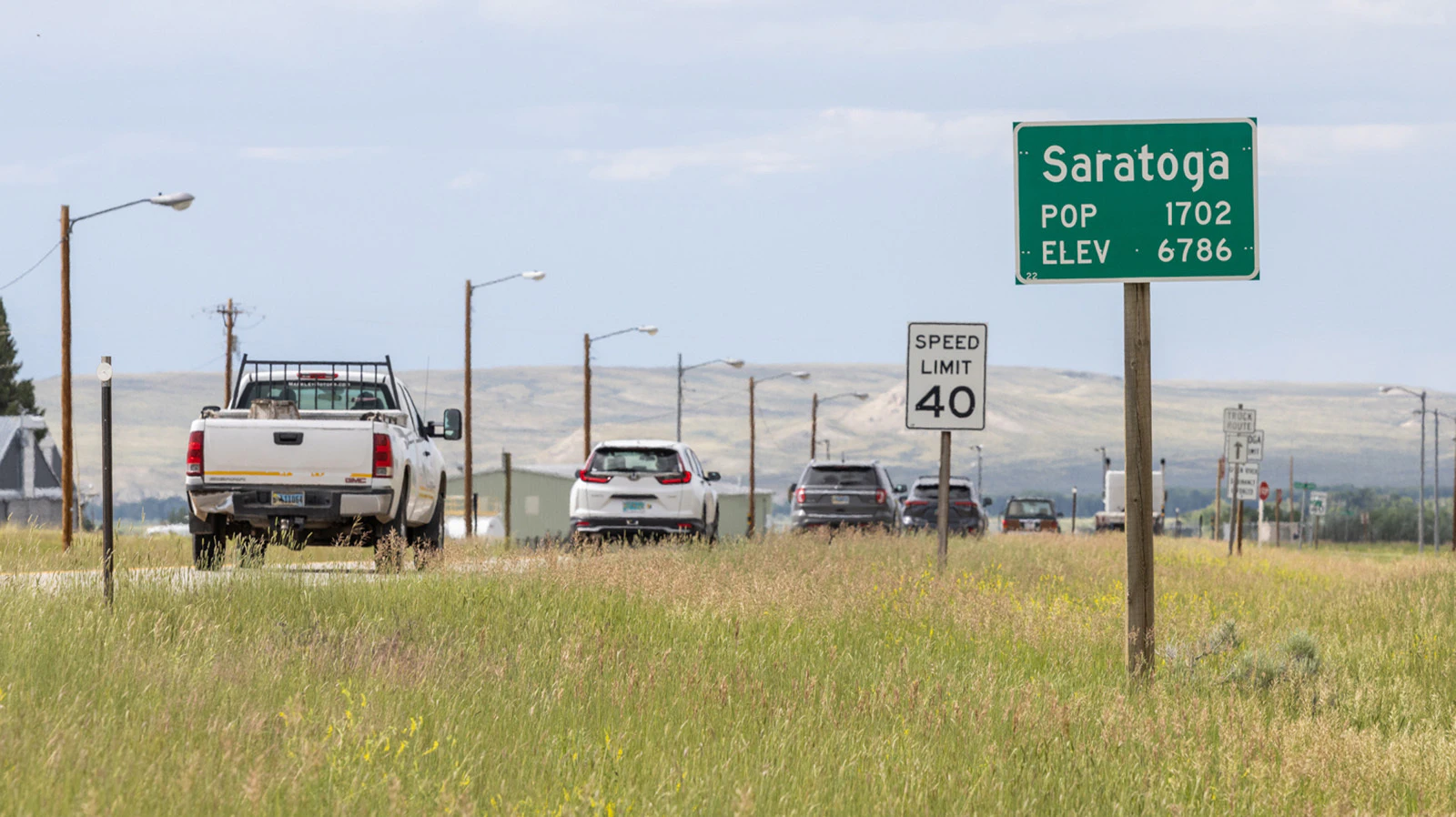 Saratoga town sign 2 6 29 23