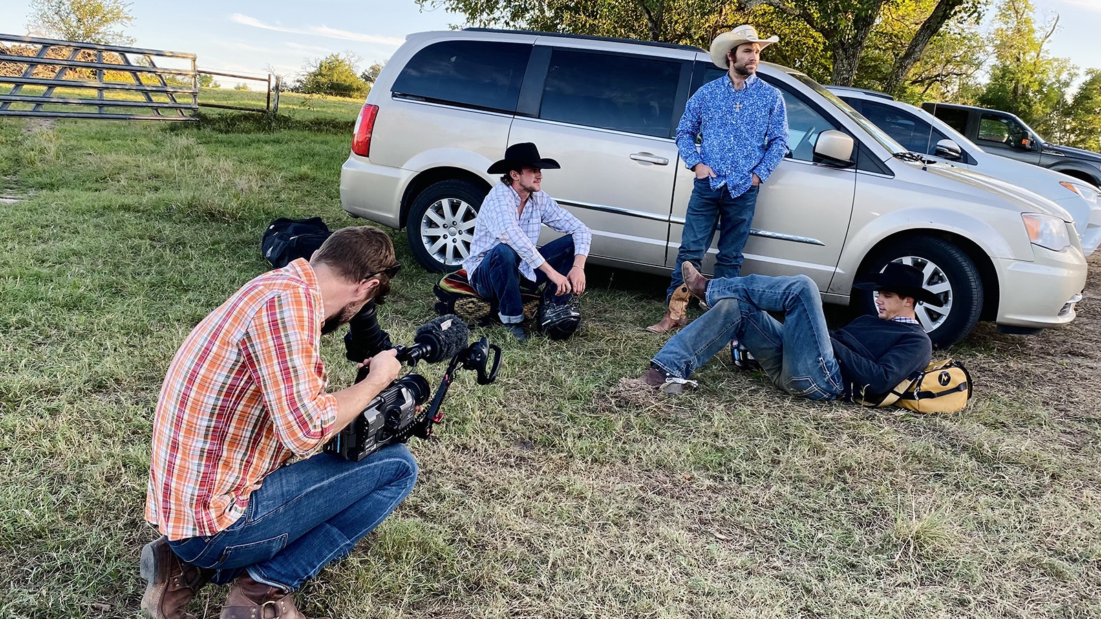 Bull rider Clayton Savage said he tried to pretend the cameras weren't there during the filming of the documentary.