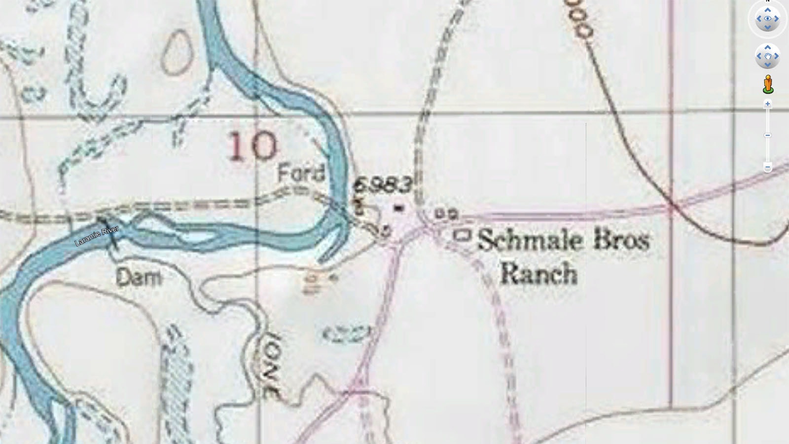 An apparent typo in the 2009 6th Edition of the DeLorme Atlas & Gazetteer lists an Albany County property as the “Shemale Bros. Ranch.” A Later edition has the correct name: Schmale Bros. Ranch.
