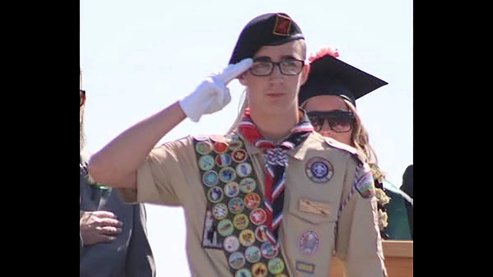 When a motorcyclist crashed through a fence into a Green River yard last summer, Hunter and Matt Rushing didn’t hesitate. Their Scouting training kicked in to render aid to the man, earning Hunter, an Eagle Scout, a special award of merit.