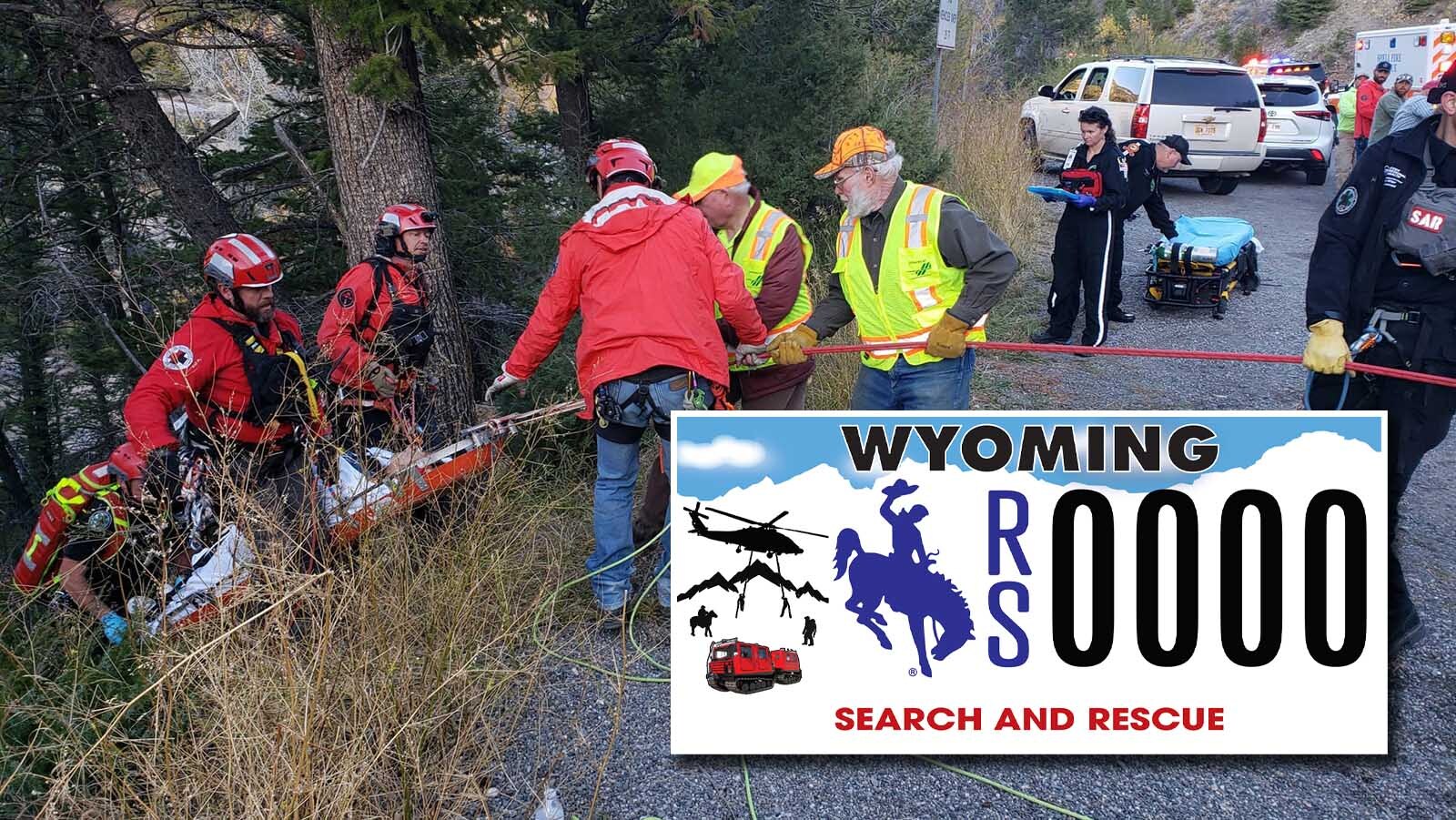 The Wyoming Department of Transportation is now selling a specialty Search and Rescue license plate. The inital cost is $180 with $150 going to the state-wide SAR fund with a $50 annual renewal fee.