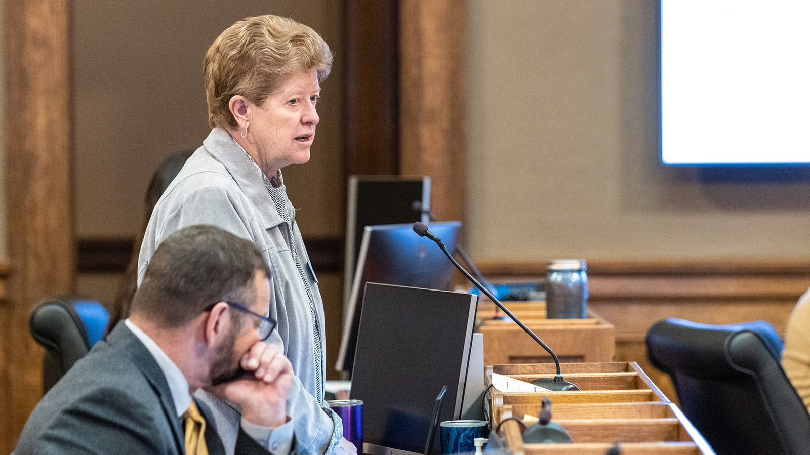 Sen Wendy Schuler on Senate floor 1