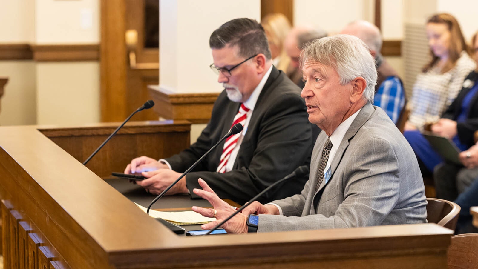 Ken Decaria with the Wyoming School Council Association is evidenced by the proposed constitutional change in the way the state pays for school construction projects.