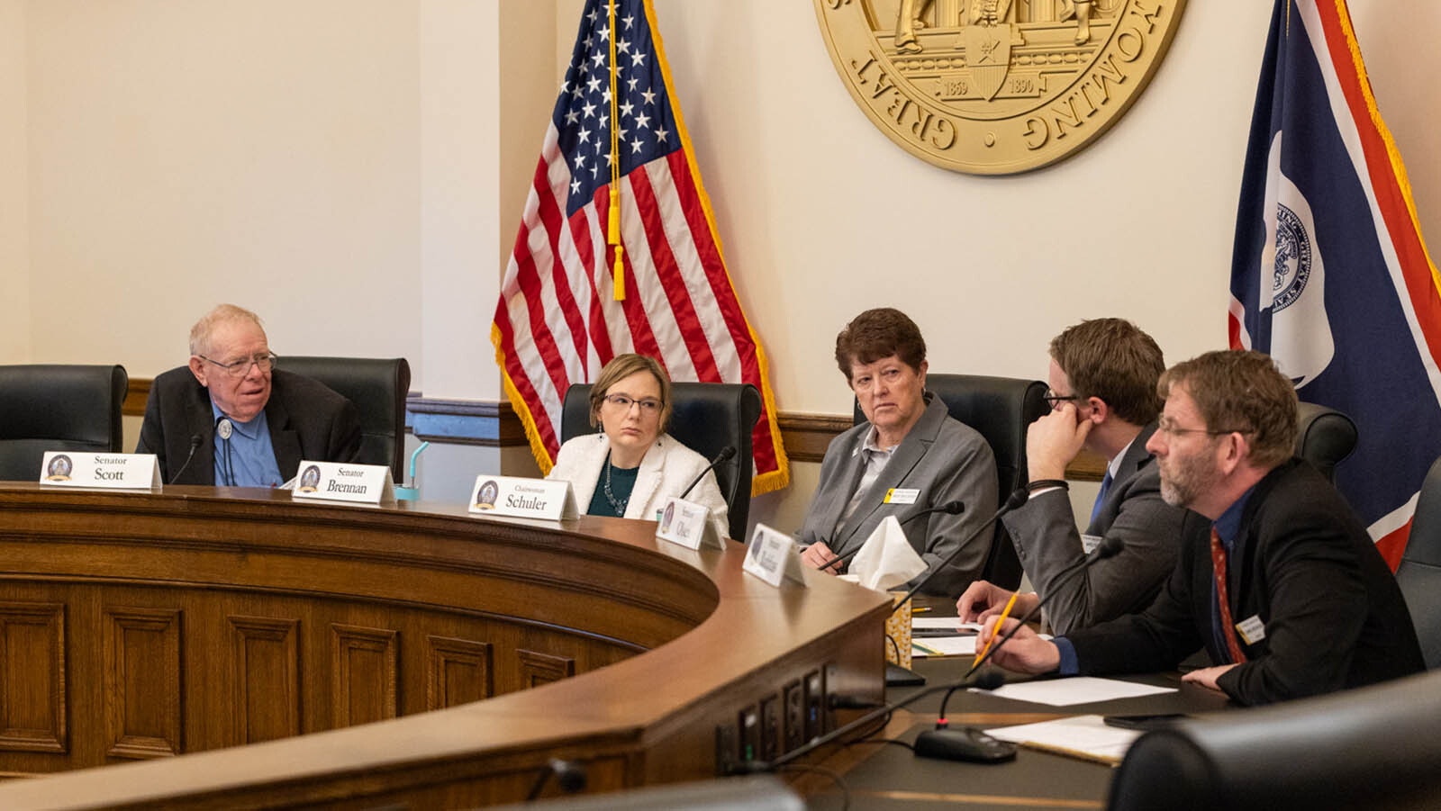 The Senate Education Committee discusses school construction on February 3, 2025.