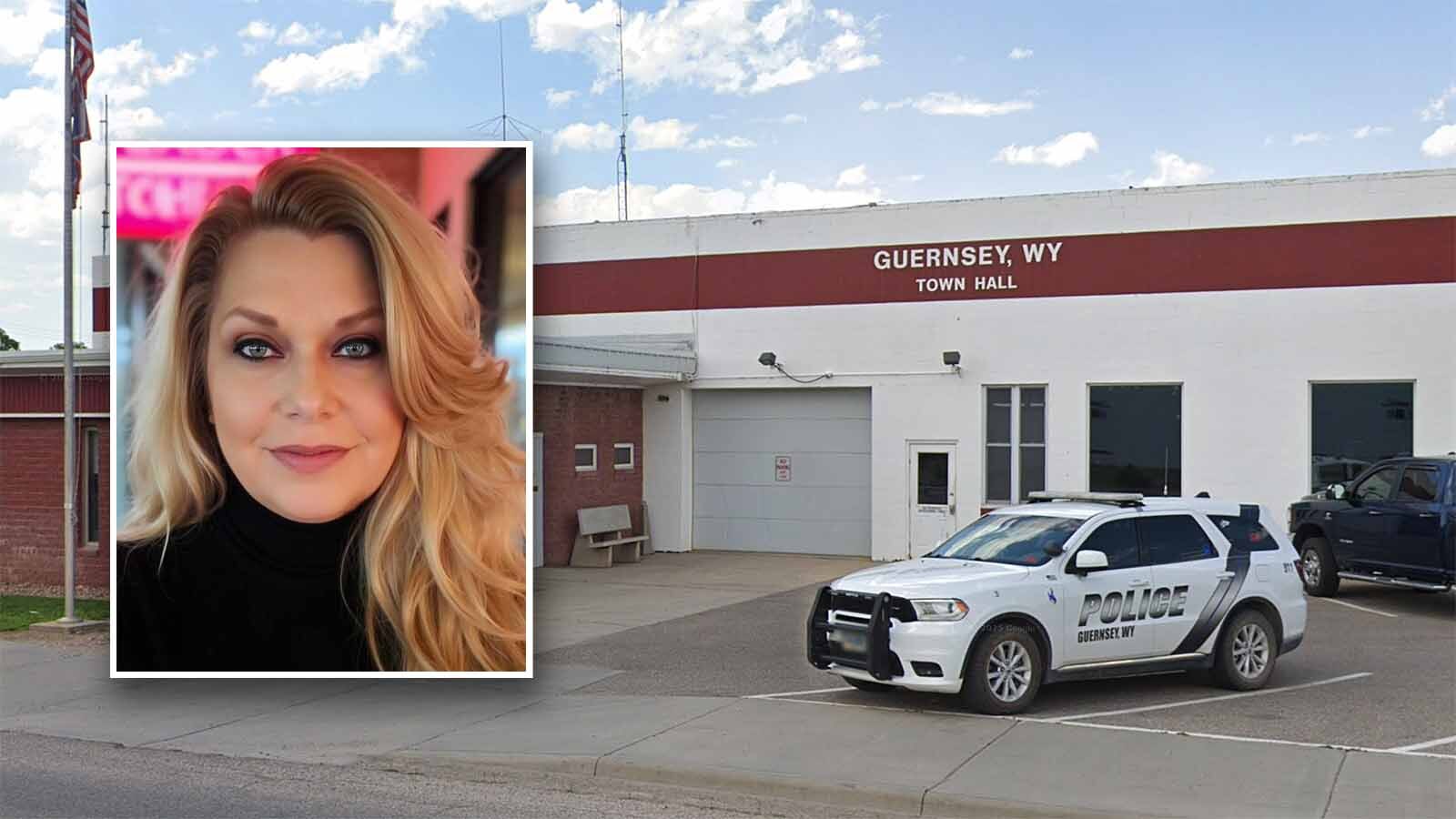 Shawna Reichert has been livestreaming Guernsey Town Council meetings and opposes a new resolution that would ban people doing that from the audience and instead designating an area for video and photography.