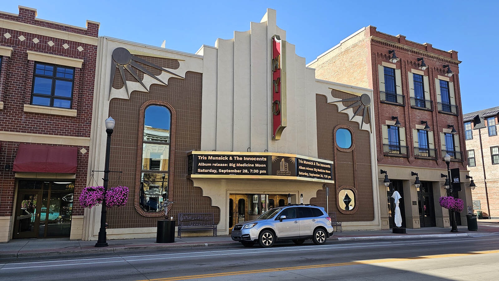 The WYO Theater features all kinds of great acts, from world-famous grammy-winning singer Kathy Mattea to local acts like Tris Munsick & The Innocents.