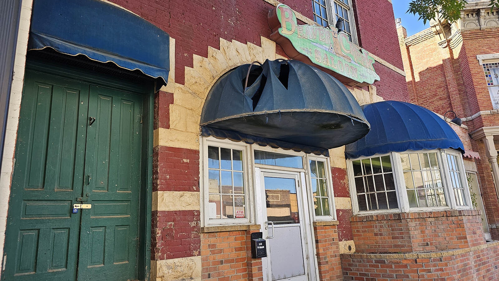 Many of Sheridan Main Street's buildings have the same architecture as a hundred or so years ago.