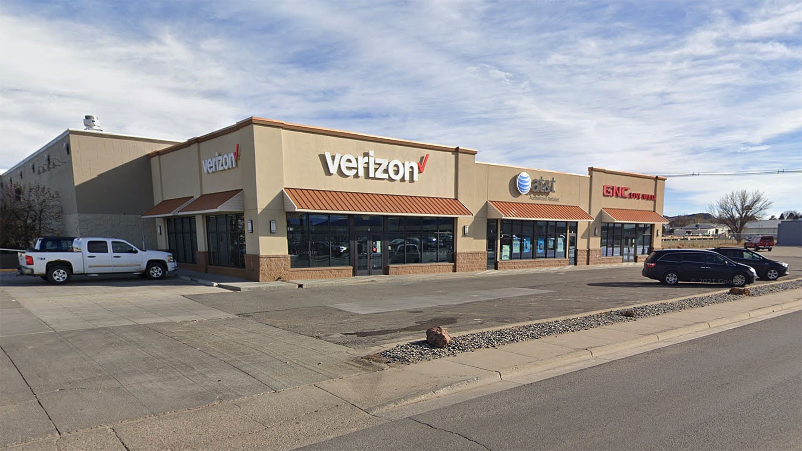 A pair of men from Bronx, New York, are accused of stealing identities and trying to scam this Verizon store at 1875 Coffeen Ave. Suite A in Sheridan out of new iPhones.