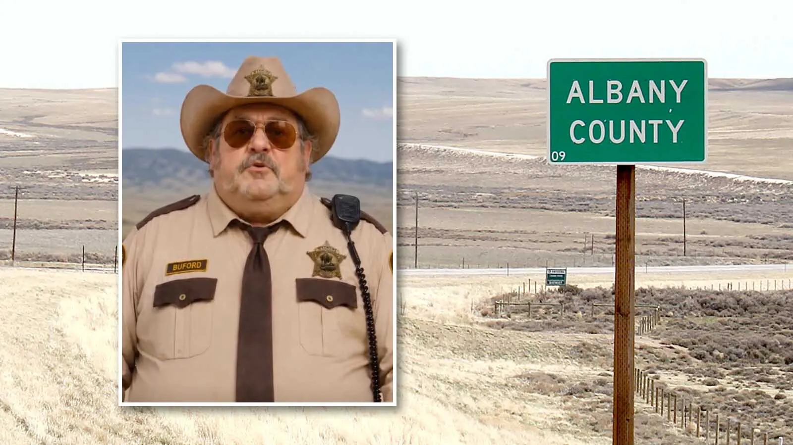 Wyoming Border Control, a clothing store that makes comedy videos about meandering Coloradans, has entered the political arena with Sheriff Bufford "endorsing" a candidate.