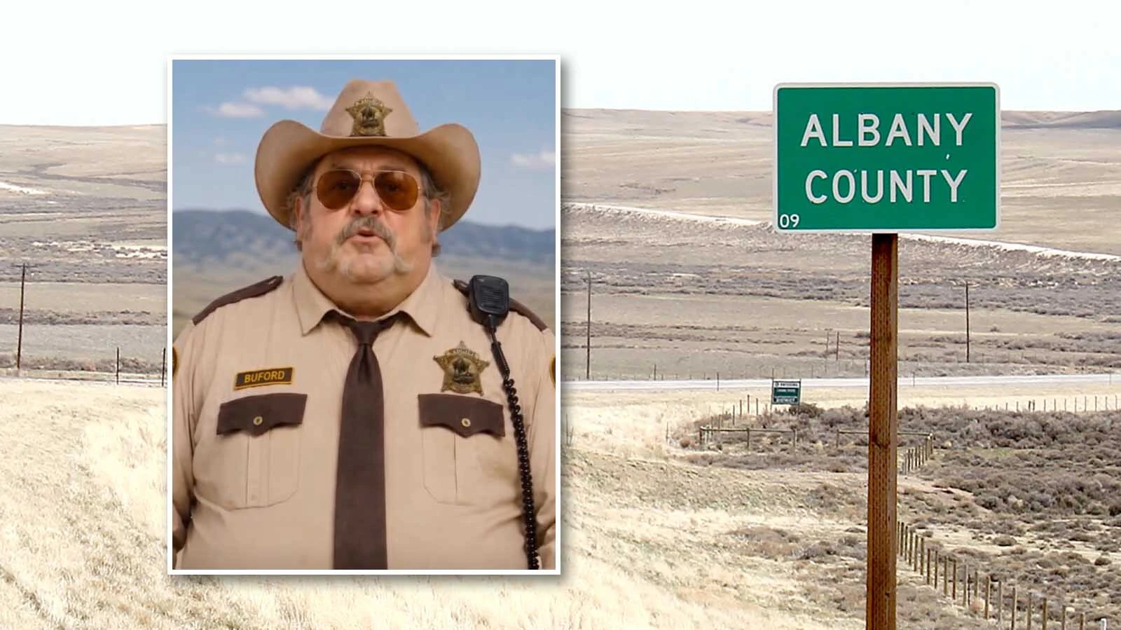 Wyoming Border Control, a clothing store that makes comedy videos about meandering Coloradans, has entered the political arena with Sheriff Bufford "endorsing" a candidate.