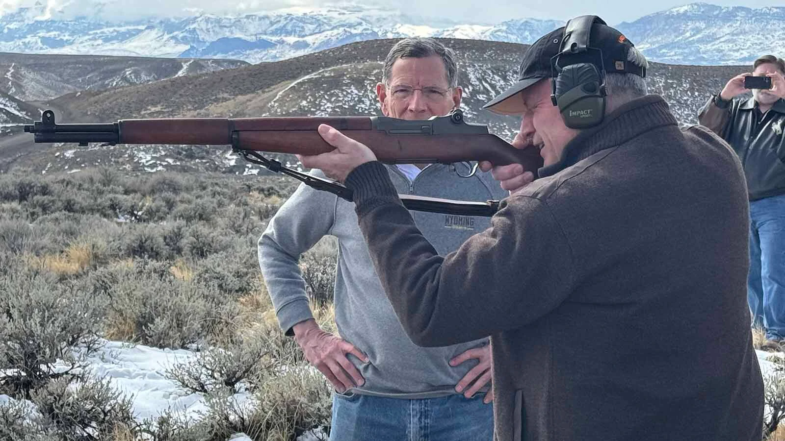 Construction on what many Wyoming officials say will be a “world-class” shooting range near Cody officially got underway Saturday. “We wanted a wow factor,” said Rep. Art Washut as the range was christened by its first shots — fired from an M1 Garand by Gov. Mark Gordon and U.S. Sen. John Barrasso.