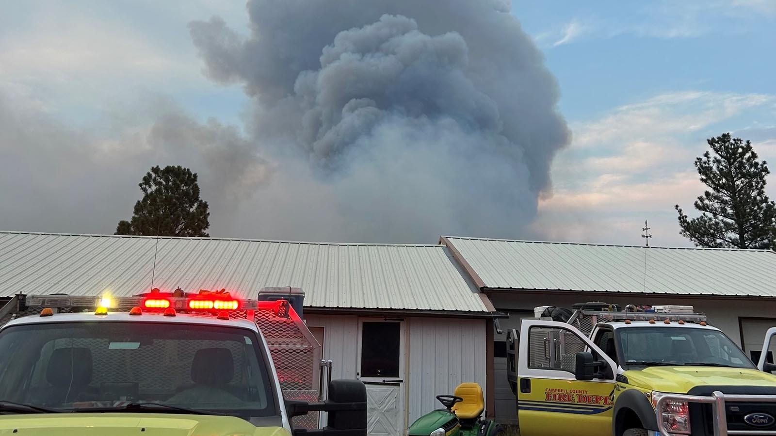 The Short Draw Fire in northern Campbell County and southern Montana exploded to about 20,000 acres overnight Sept. 11-12, 2024.