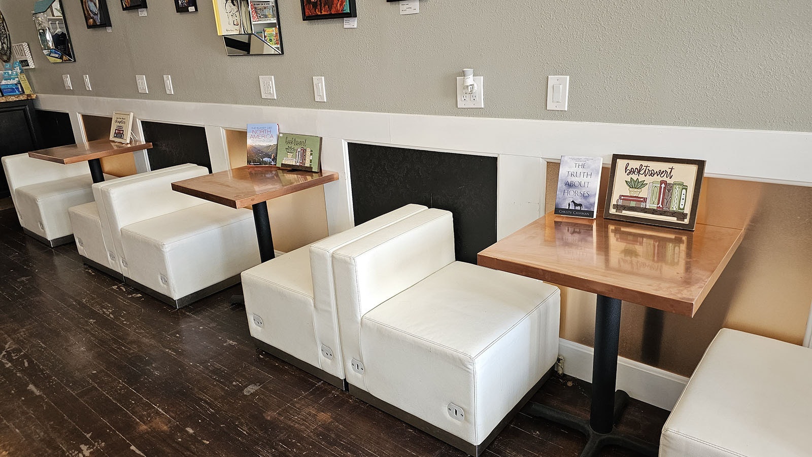 Comfortable seating for one or two.