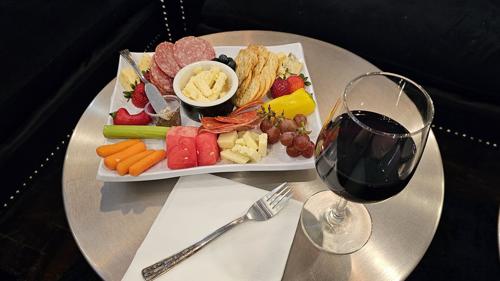 Charcuterie has grown in popularity recently. Sidekicks offers a selection of Heber cheeses and cured meats, as well as fresh fruits and veggies to go with a nice glass of wine or a book.