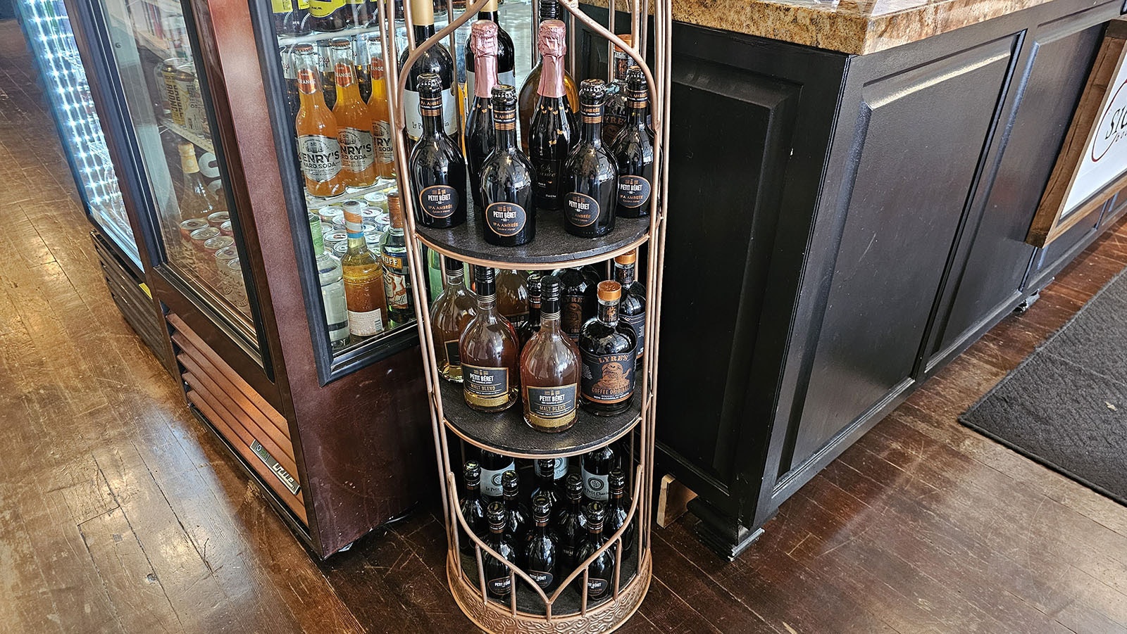 A selection of non-alcoholic spirits from France are available at Sidekicks Book-Bar.