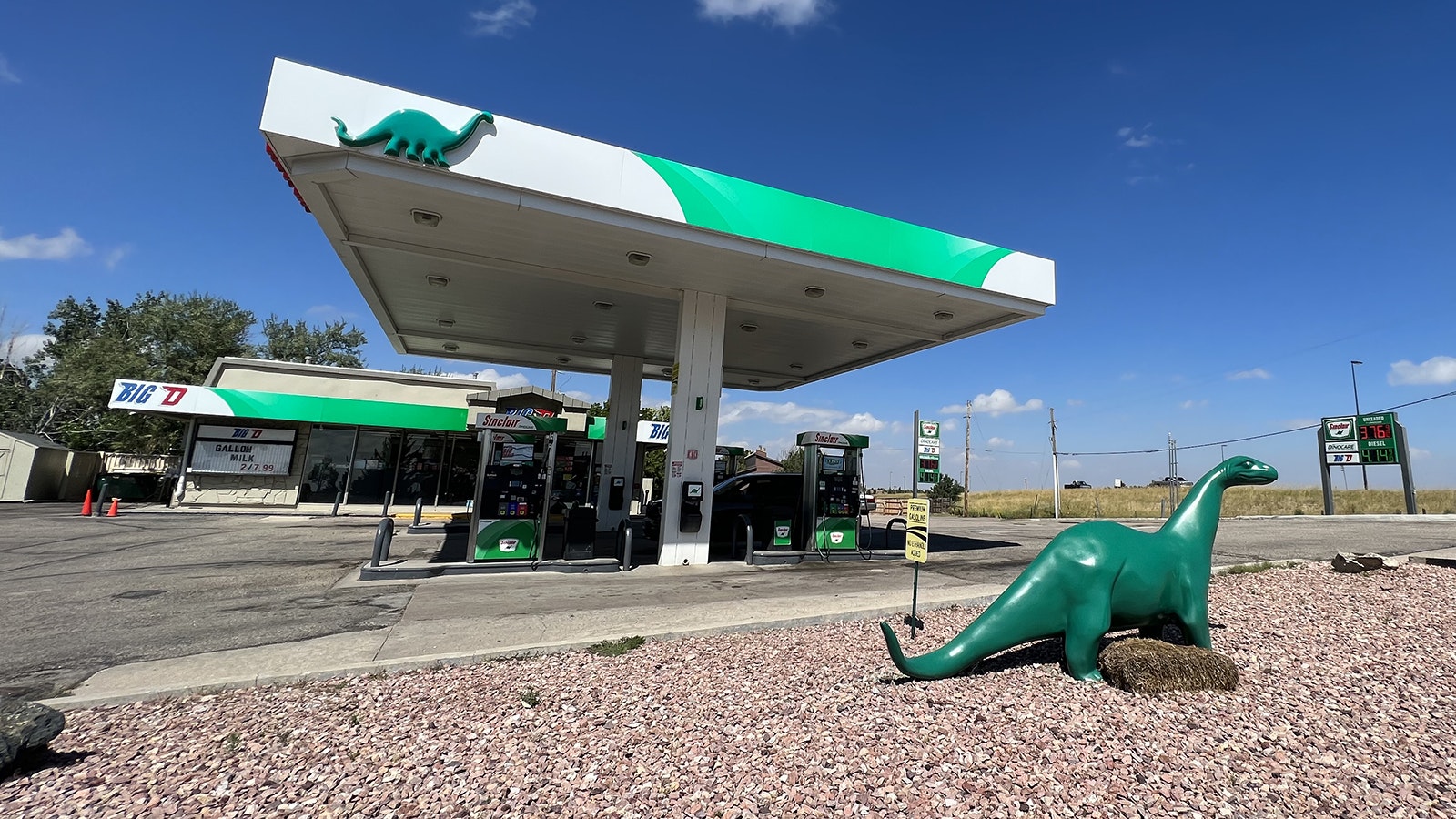 A Sinclair station in north Cheyenne.