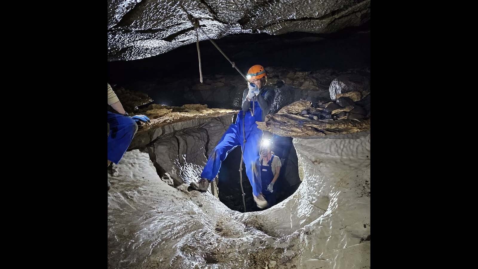 Interpretive programs at Wyoming State Parks are going beyond the classroom and take visitors on adventures they could never experience on their own such as exploring the Boulder Choke Cave in the Sinks Canyon State Park.
