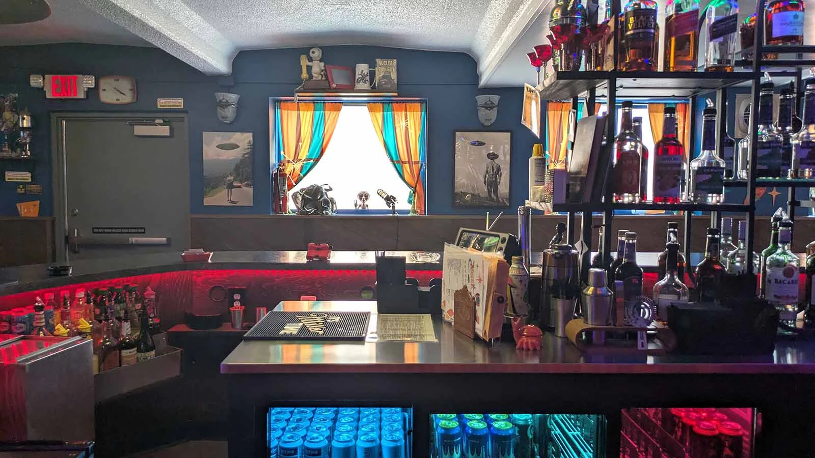 Owner Sandra Johnson-Theras had a dream earlier this year to build a new bar in the hotel's basement and it opened to guests 42 days later.