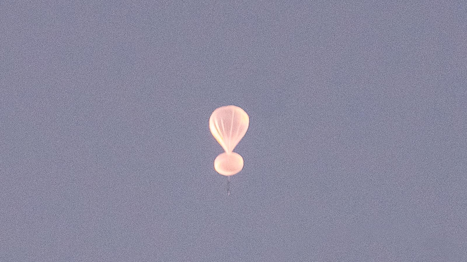 Chris Mickey was able to take the photo of the World View Enterprise balloon as it hovered over Cheyenne on Thursday night, Sept. 5, 2024.