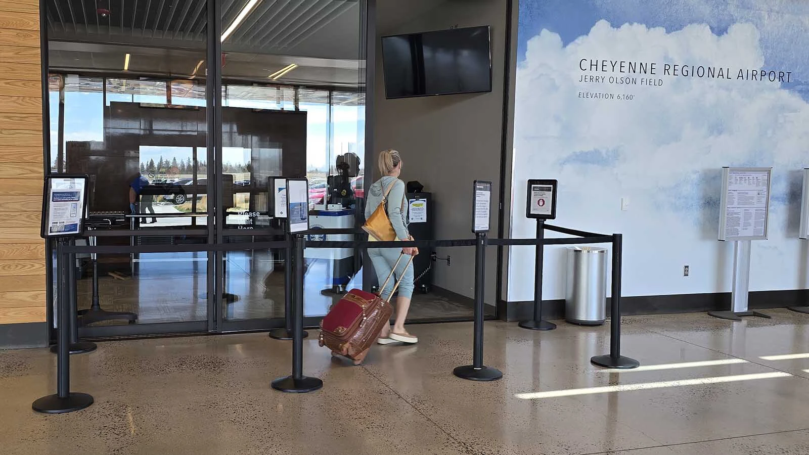 Wyoming travelers say they prefer smaller airports. The lines are shorter and parking a lot cheaper, and in some cases free. At the Cheyenne Regional Airport, the terminal is easy to navigate.