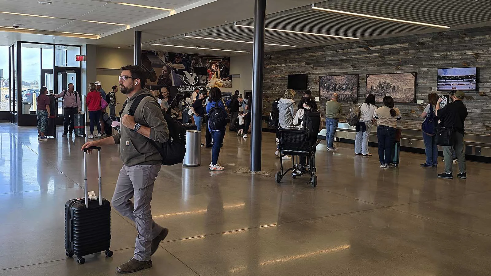 Wyoming travelers say they prefer smaller airports. The lines are shorter and parking a lot cheaper, and in some cases free. At the Cheyenne Regional Airport, the terminal is easy to navigate.