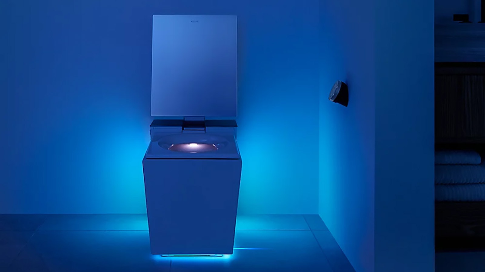 With today's smart toilets, you don't have to worry about knocking your shins in the dark in the middle of the night.