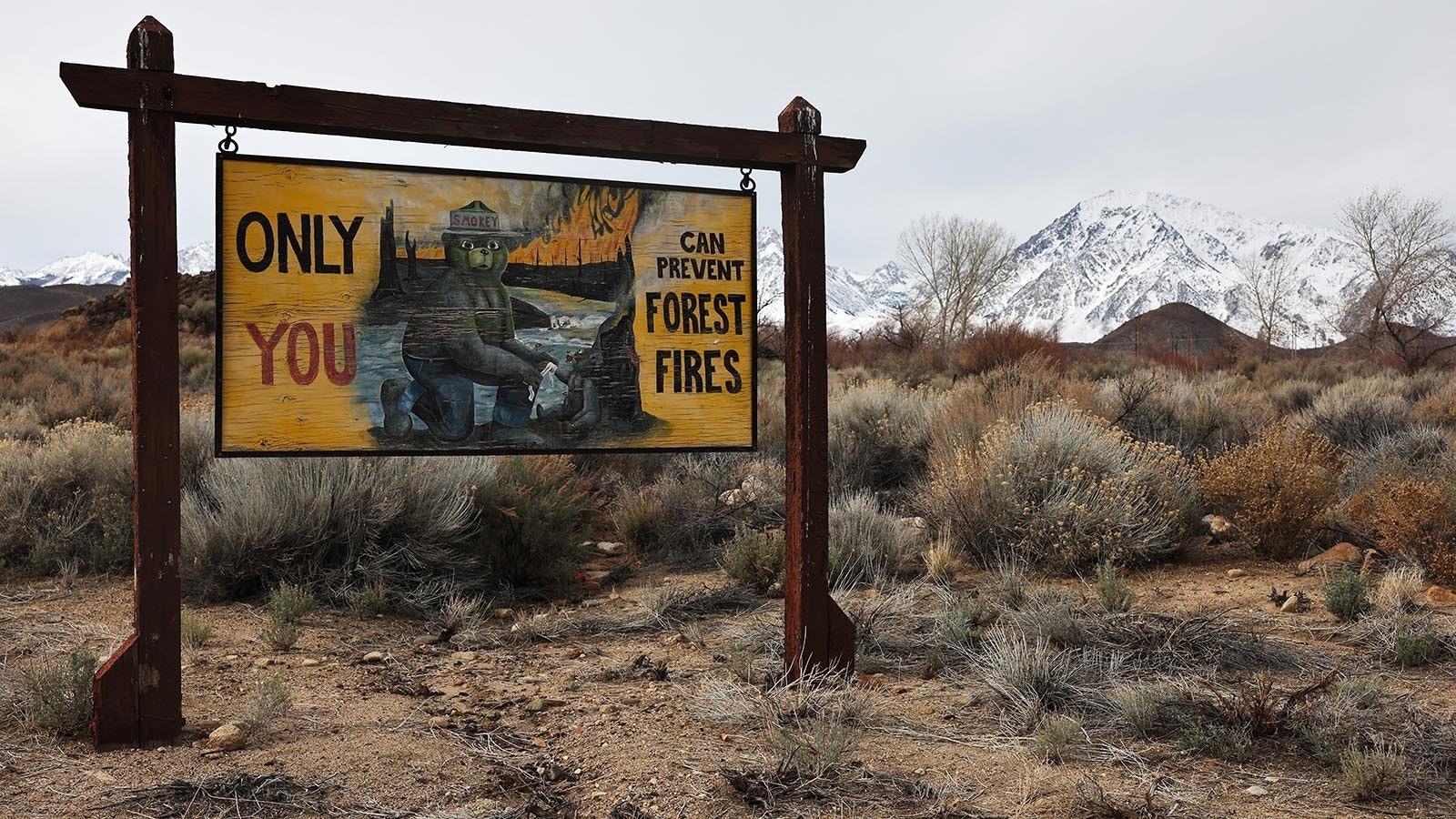 Smokey Bear continues to be the face of fire safety for the U.S. Forest Service, as seen in this February 2024 photo.