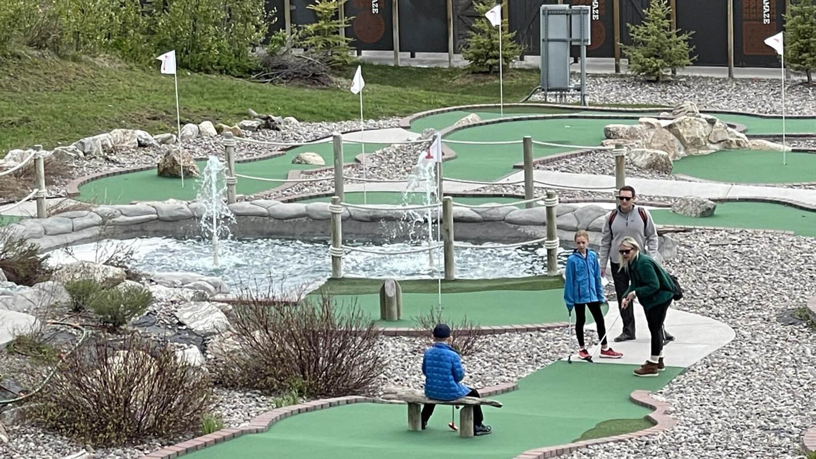 An 18-hole miniature golf course is a popular seasonal attract at Snow King.