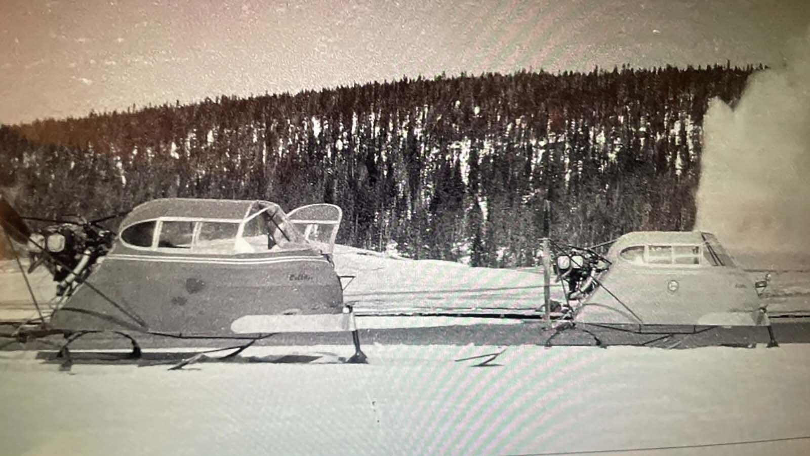 The look like unfinished lightweight helicopters, but for decades snowplanes have been an invaluable tool for getting around the remote areas of Yellowstone and Grand Teton national parks during winter.