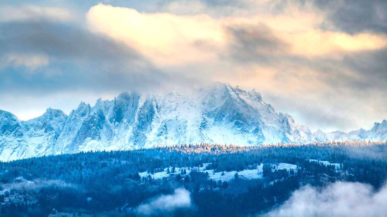 A blanket of snow on Fremont Peak on Tuesday morning, Oct. 13, 2026.