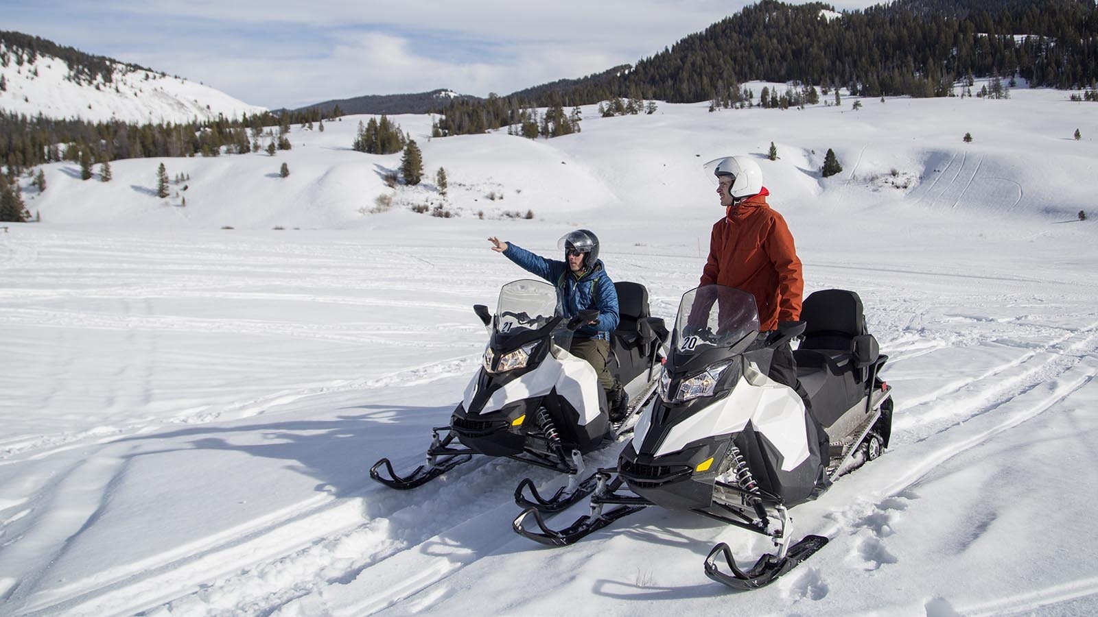 Wyoming snowmobilers are excited about an NOAA long-range forecast calling for a snowy winter. But meteorologist Don Day says they shouldn't get their hopes up just yet.