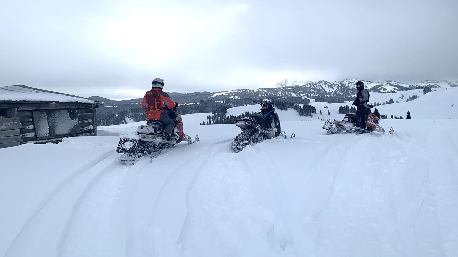 After a dry start to winter, Wyoming snowmobilers are enjoying a bounty of fresh powder in the mountains.