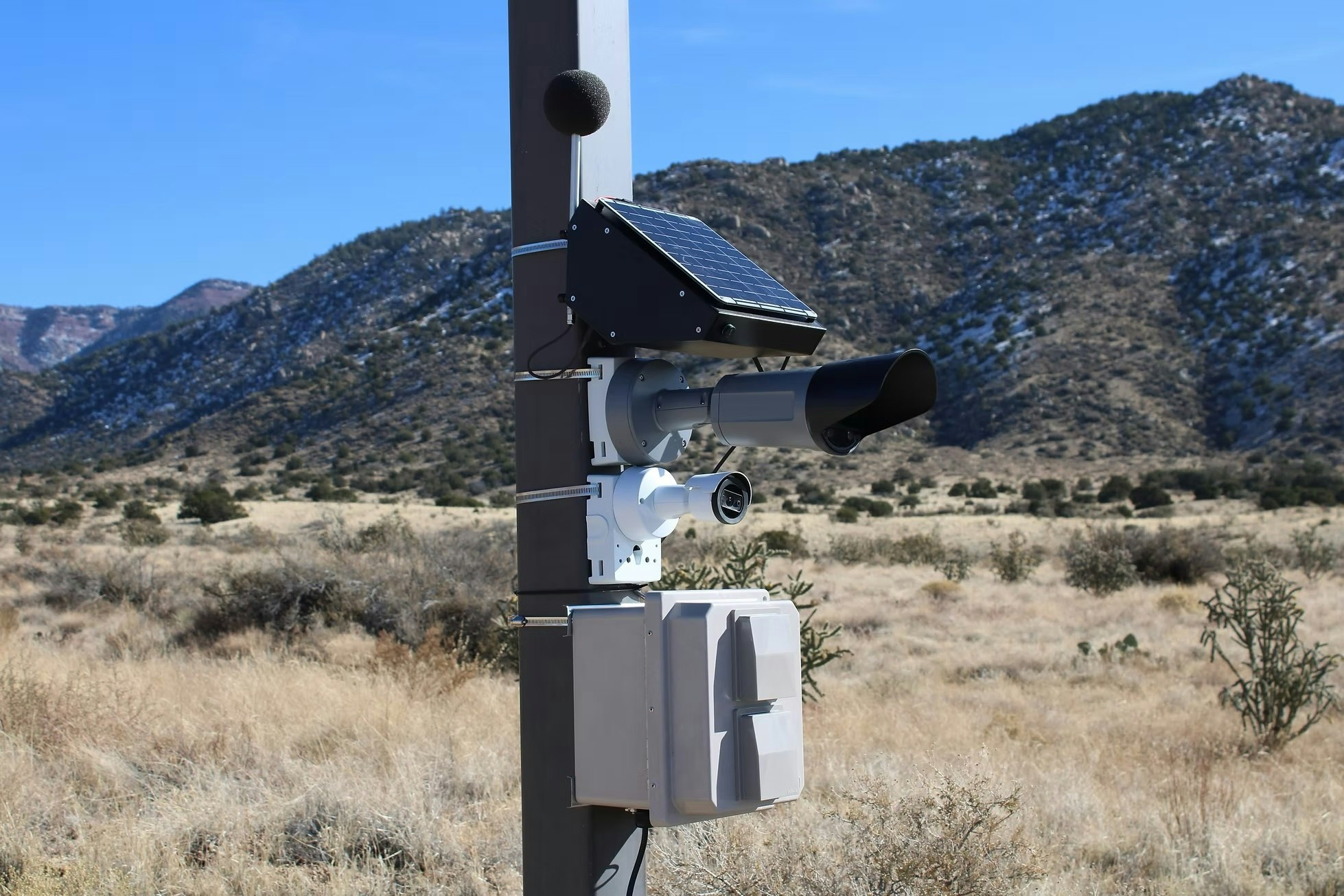 Two cameras — including one like those used to capture the license plates of red-light runners — and a microphone empower this sound camera system developed by Not-A-Loud. It could be used to catch loud vehicles around Cheyenne.