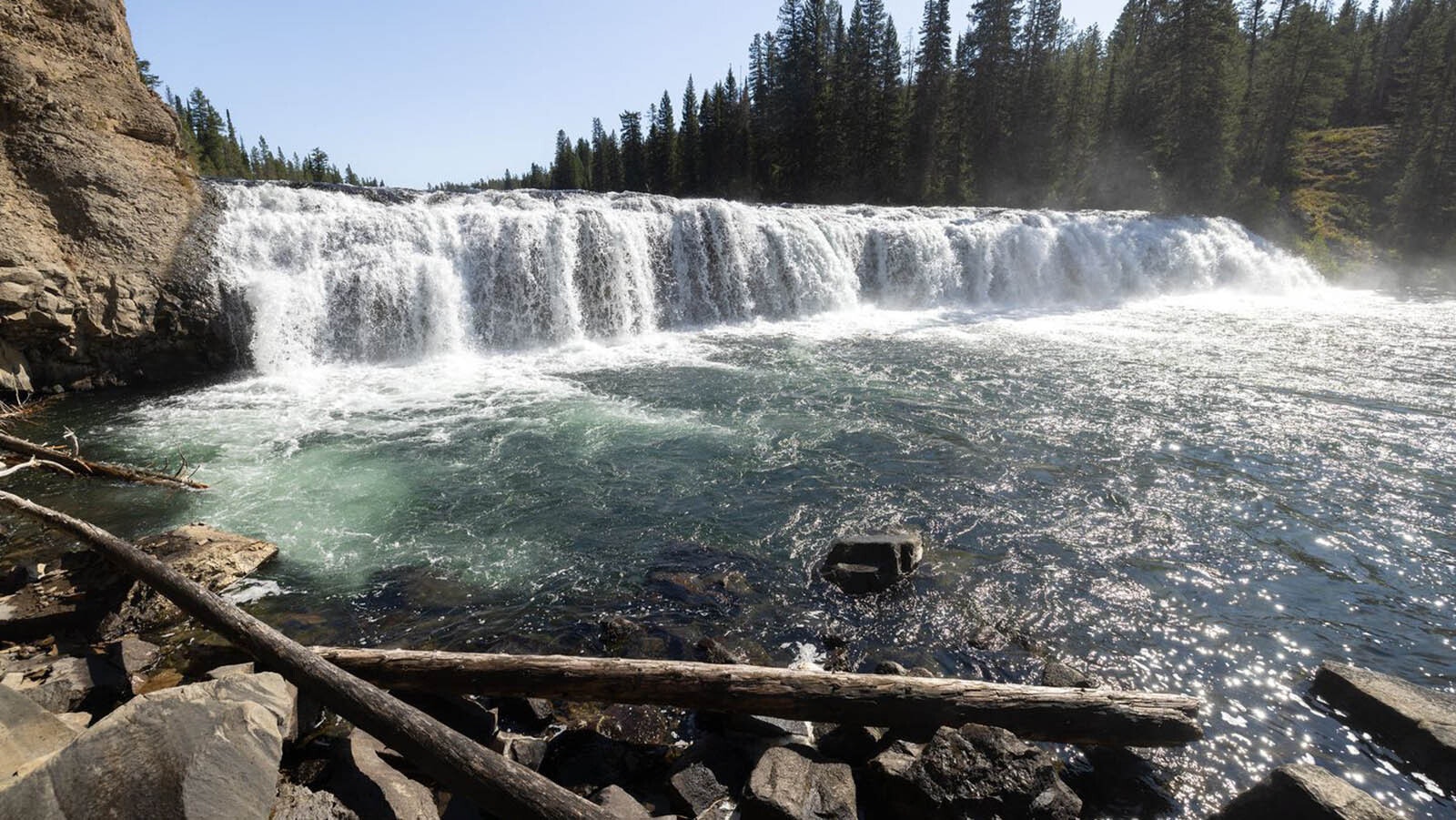 The least-used entrance to Yellowstone National Park, the Southwest Entrance (aka Cascde Corner or the Bechler Entrance) is a dirt road that leads to some spectacular waterfalls and a historic Army outpost.