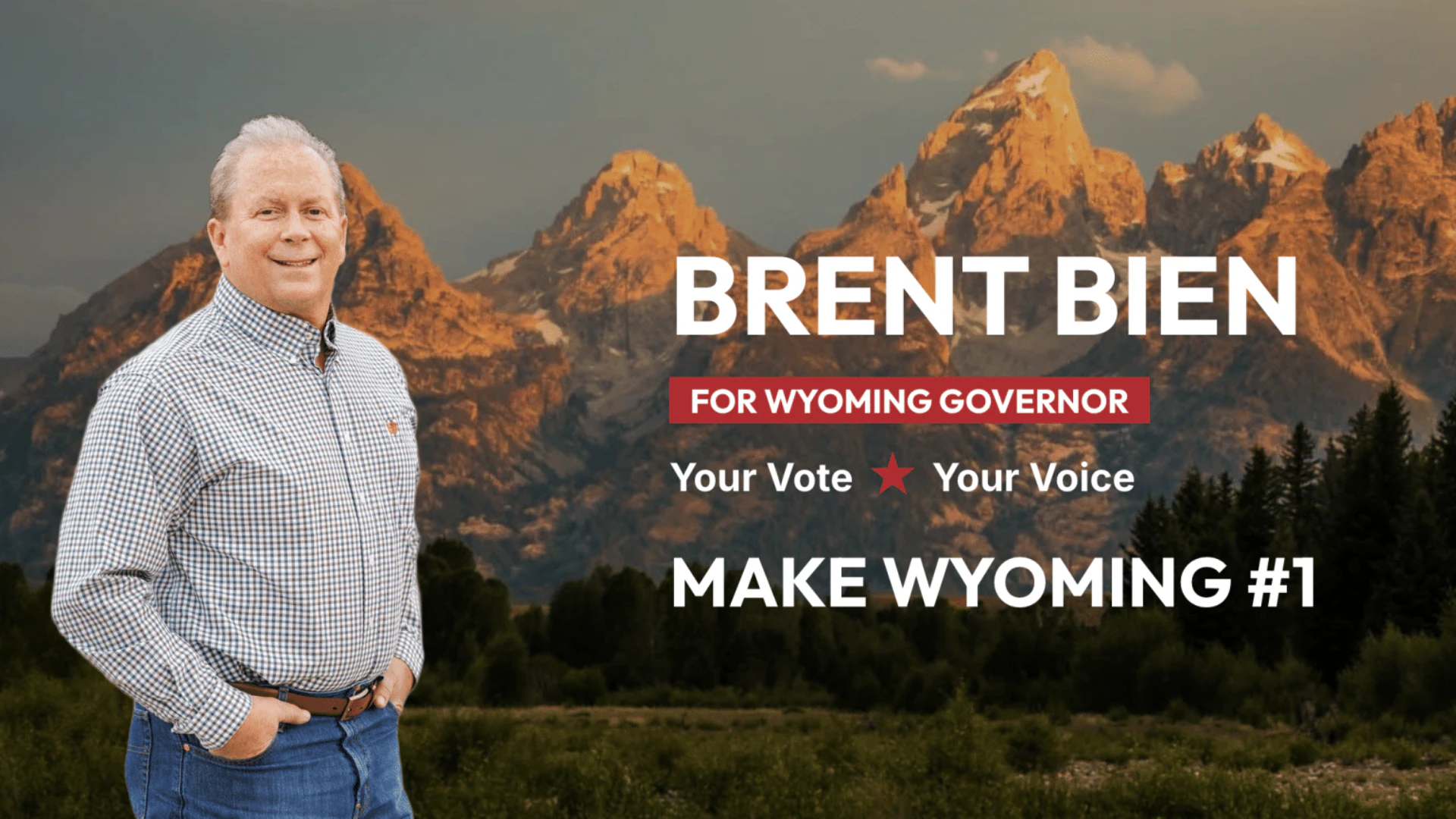Brent Bien with words Make Wyoming #1