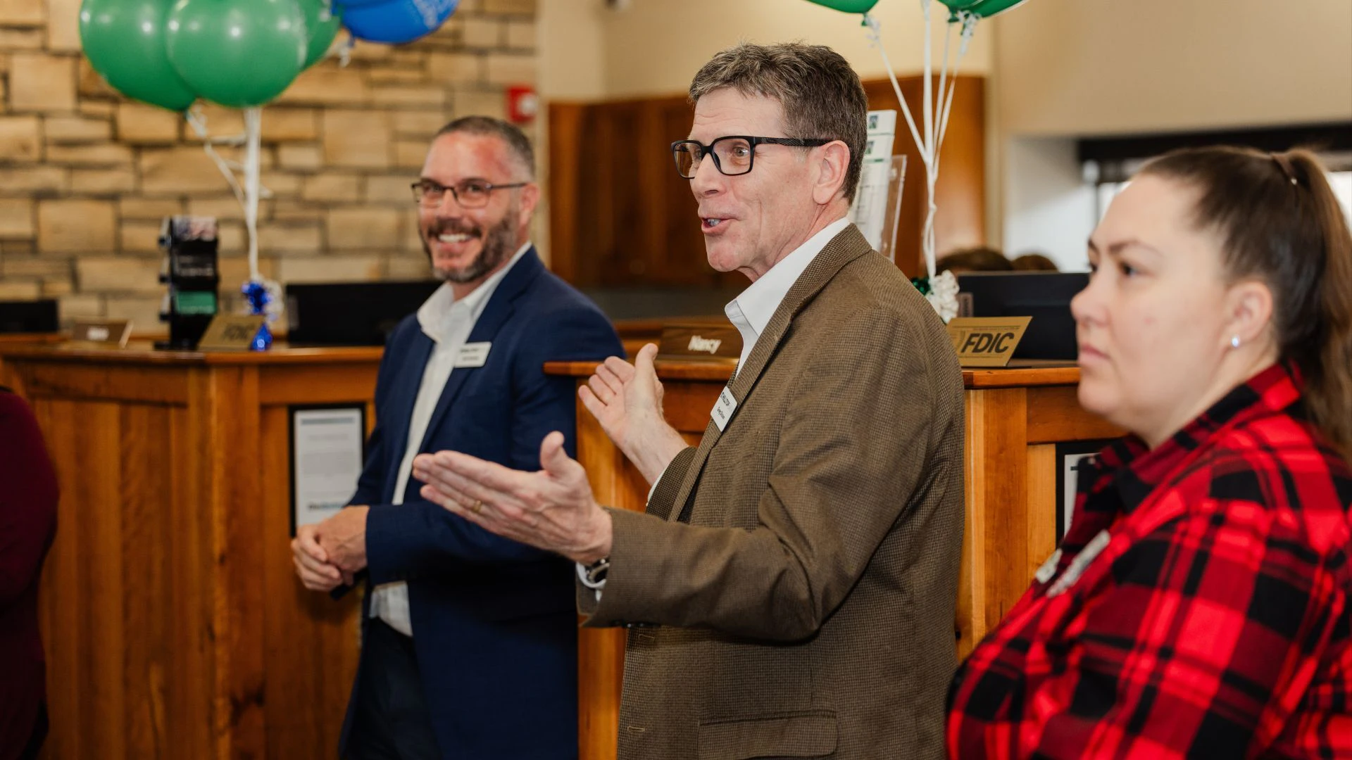 Dixson speaks at Cheyenne Downtown Office ribbon cutting on May 7, 2026.