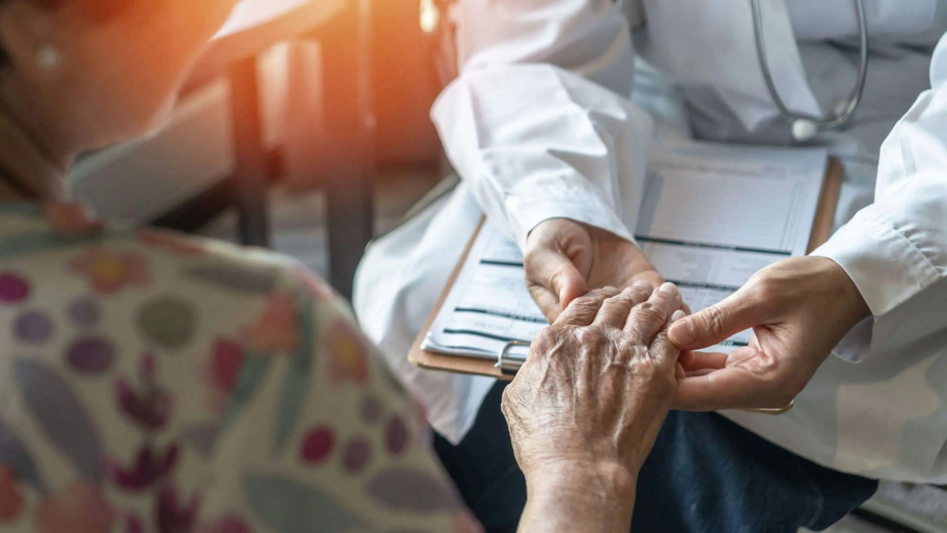 Sponsored Rheumatology at Hoskinson Health hand exam