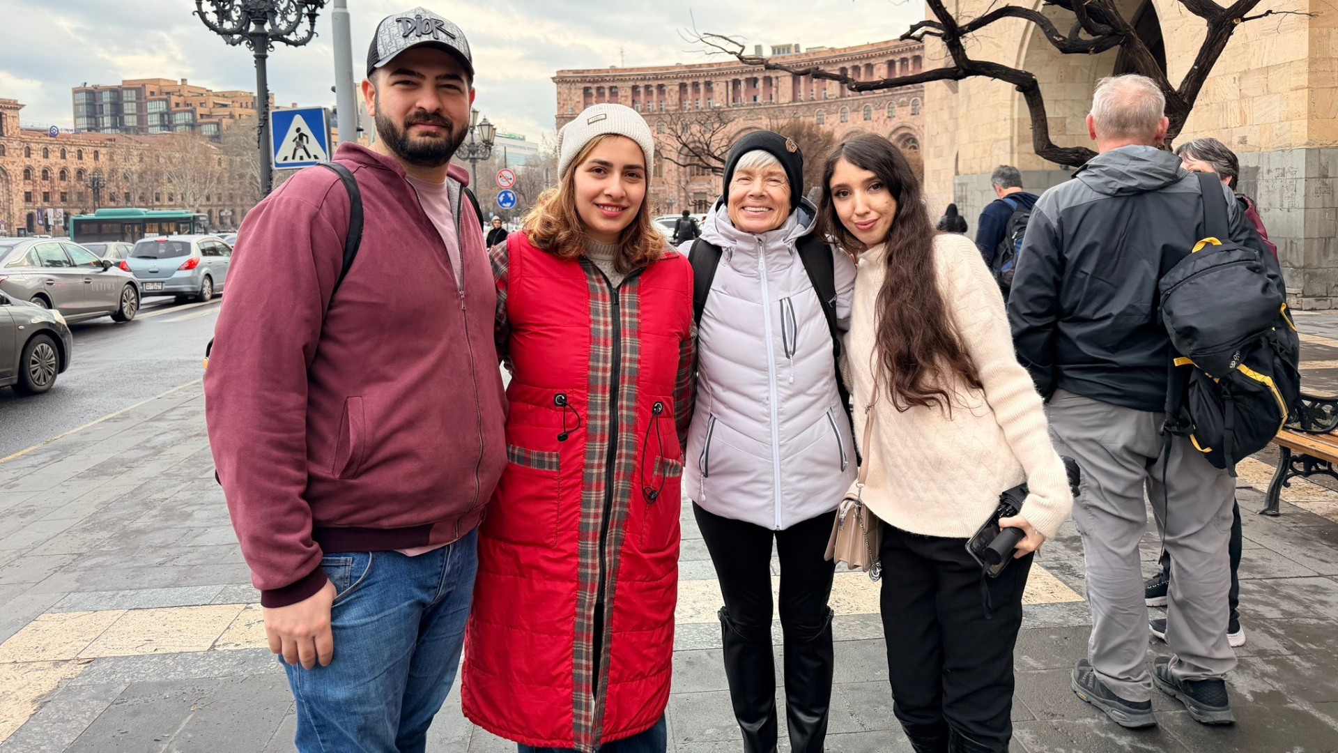 One of VBB’s team members with a group of Christian Iranians sharing the Gospel on the streets of Turkey
